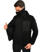 SİYAH TAKTİK POLAR MONT 7 CEP - 2