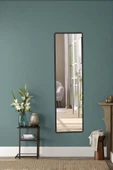OlcayAksesuar Dikey 120X43 cm Hol Konsol Dresuar  Antre Koridor Aynası Salon Banyo WC Aynası - 1