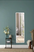 OlcayAksesuar Dikey 120X43 cm Hol Konsol Dresuar  Antre Koridor Aynası Salon Banyo WC Aynası - 5