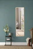 OlcayAksesuar Dikey 150X43 cm Hol Konsol Dresuar  Antre Koridor Aynası Salon Banyo WC Aynası - 5