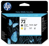 Feyza Bilişim HP 72 Matt Black/Yellow Baskı Kafası Orijinal Plotter Designjet Printhead (C9384A) - 1