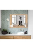 OlcayAksesuar Sonomo Banyo Aynası Lavabo Aynası Dekoratif Ayna 60x45 cm Yatay - 3