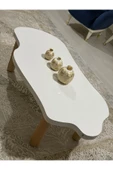 OlcayAksesuar Asimetrik Bulut Model 120x60 cm Kalın Kenarlı Orta Sehpa - 5