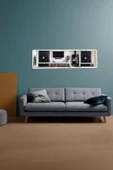 OlcayAksesuar Yatay 120X43 cm Hol Konsol Dresuar  Antre Koridor Aynası Salon Banyo WC Aynası - 2