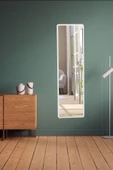 OlcayAksesuar Dikey 120X43 cm Hol Konsol Dresuar  Antre Koridor Aynası Salon Banyo WC Aynası - 4