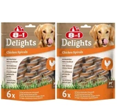8in1 Delights Chicken Spirals Tavuklu Burgu Köpek Ödülü 60gr. x 2 Adet - 2