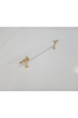 MASALL Elif Kulp ( 96 Cm ) Metal Vidalı. Dolap,şifonyer,ünite,komidin,mutfak Dolabı,vestiyer - 2
