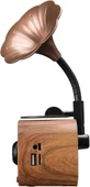Mikado MN-S19 Ahşap Klasik Retro Gramofon Bluetooth Müzik thumbnail 1