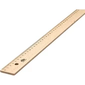 Hatas Tahta Cetvel Takviyesiz 50 cm KOD:0048 - 1
