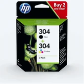 Tonersepeti Hp 304 Siyah-Renkli Kartuş Avantaj Paket 3JB05AE - 1