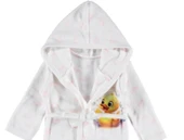 PAMUKLU KALİTELİ BEBEK ÇOCUK BORNOZ DAMLA BASKILI HAVLU BORNOZ 12/36 AY - 7
