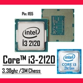 Intel® Core™ i3 2120 3.30 Ghz 3mb Cache Lga 1155p Tray Masaüstü Bilgisayar İşlemci - 1