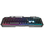 Hytech HKM-x86 Quin Siyah Gökkuşağı Zemin Aydınlatmalı Gaming Kablolu Klavye+Mouse Set - 5
