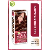 Garnier Çarpıcı Renkler 5.35 Çikolata Kahve Saç Boyası - 1