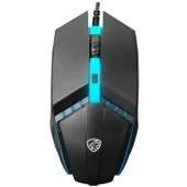 Hytech HKM-x86 Quin Siyah Gökkuşağı Zemin Aydınlatmalı Gaming Kablolu Klavye+Mouse Set - 4