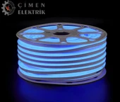 25 Metre NOAS YL42 5003 Dış Mekan 120 Çipli 12V Neon Led Mavi thumbnail 1