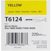 Tonersepeti Epson T6124 C13T612400  Sarı Kartuş thumbnail 1