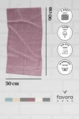 NewNoa 2'li Yüz Havlusu 50x90 - Mor - 6