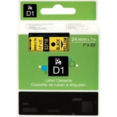 Tonersepeti Dymo 53718 Sarı Üzerine Siyah Muadil Etiket thumbnail 3