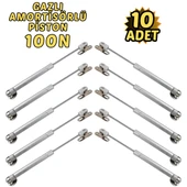 10’lu Dolap Kapak Pistonu Mutfak Dolabı Gazlı Amortisör 100N 27cm - 1