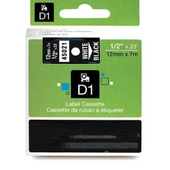 Tonersepeti Dymo 45021 Siyah Üzerine Beyaz Muadil Etiket - 2