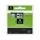 Tonersepeti Dymo 40910 Şeffaf Üzerine Siyah Muadil Etiket - 1