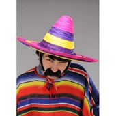 Sombrero Meksika Şapkası Renkli Örme Hasır Yetişkin Boy - 4