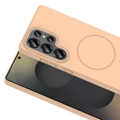 Samsung Galaxy S25 Ultra Kılıf Magsafe Şarj Özellikli Silikon Kapak (RUBY) thumbnail 8