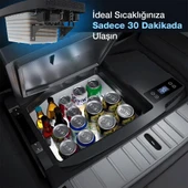 Acopower T35 12/24Volt 33Litre Tesla Model Y ile Uyumlu Kompresörlü Outdoor Oto Buzdolabı thumbnail 10