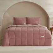 Karaca Home Relax Çift Kişilik Comfort Set/Uyku Seti Pudra thumbnail 1