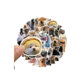 Sevimli Köpek Çıkartmaları Laptop Notebook Tablet Sticker Seti - 1