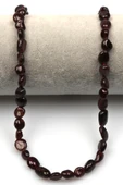 Garnet Doğal Taş Dizi 6 x 8 mm Mercimek Kesim thumbnail 2