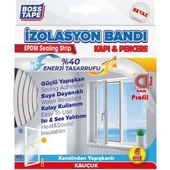 Boss tape Kapı Pencere Bandı Beyaz 2x3Mt. D Profil - 1