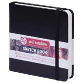 TALENS ART SKETCH BLOCK BLACK 12X12 140gr - 1