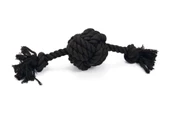 Beeztees Köpek Oyuncağı, Diş İpinden Top ve İpi, Siyah, 34x10x9cm, 255gr thumbnail 1