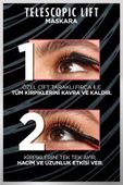 L'OREAL PARİS Telescopic Lift Extra Black Maskara 9.9 ml - 4