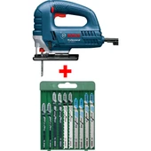 Professional Gst 8000 E Dekupaj Testere Dekopaj + 10 Parça Metal Ahşap Karışık Testere Bıçağı - 1