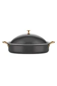 Altınbaşak  Black Pearl Lüx Oval Derin Tencere - 2