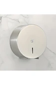 Maxiflow  Jumbo Kağıt Havluluk Wc Kağıt Dispanseri Krom Jumbo Kağıtlık Duvara Monte Tuvalet Kağıtlığı - 1