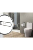 Fixer365  Yaşlı, Hasta ve Engelli Tutunma Barı Mafsalı Çelik Hareketli WC Kağıtlıklı - 1