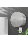 Maxiflow  Jumbo Kağıt Havluluk Wc Kağıt Dispanseri Krom Jumbo Kağıtlık Duvara Monte Tuvalet Kağıtlığı - 2