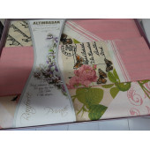 ALTINBAŞAK TEKSTİL- RENFORCE T.K. NEVRESİM TAKIMI - ULYA - RENK: PEMBE - 3