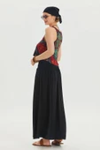 Beli Lastikli Drape Detaylı Otantik Etek - 5