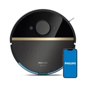 Philips Philips Homerun 7000 Serisi Aqua XU7000/01 Siyah Gold Akıllı Robot Süpürge - 2