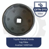 Renault-toyota-honda Yağ Filitre Anahtarı 14x67mm - 1