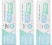 Clinomyn Temizle Parlat Jel Florürlü Diş Macunu 75 ml 3 Adet - 1