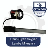 Uzun Siyah Seyyar Lamba Mıknatıslı - 1
