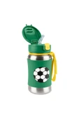 Pipetli Paslanmaz Çelik Suluk 350ml Futbol - 4