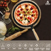 Olivin Döküm Granit Pizza Gözleme Tavası - 1