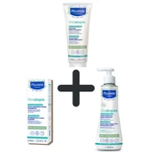 Mustela Stelatopia Bakım Seti: Lipid Replenishing Cream 300 ml +Emollient Face Cream Yüz Kremi 40 ml+Cleansing GEL 200 m - 1